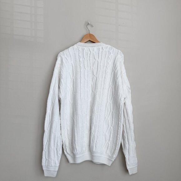 VINTAGE RARE COOGI STYLE CHARLIE BROWN BRAND CHARLIE EMBROIDERED KNIT SWEATER XL - Picture 3 of 12